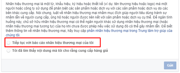 report facebook