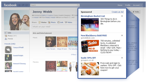 hình ảnh quảng cáo Facebook