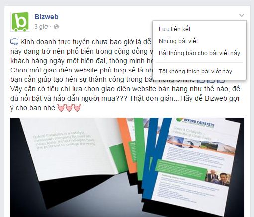 quản lý fanpage