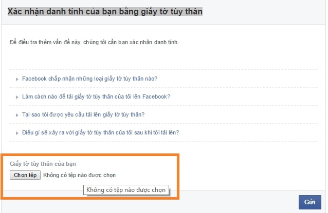 Xác nhận danh tính khi kháng nghị tài khoản quảng cáo bị gắn cờ